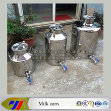 Stainless Steel Milk Churn 100 Liters Milk Pail with Tap